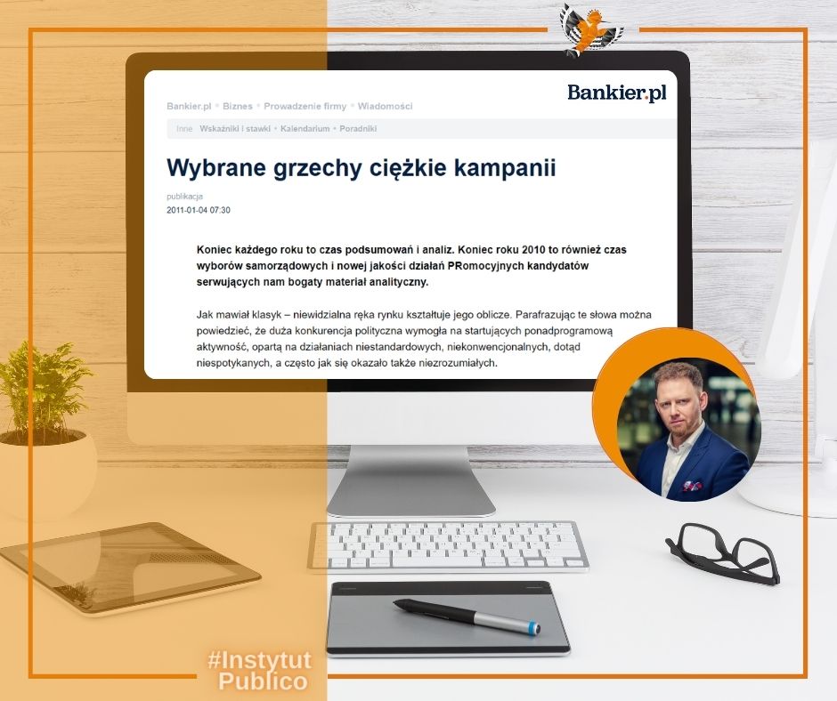 Publikacja na portalu Bankier.pl. Dr Krystian Dudek o kampanii wyborczej i marketingu politycznym.