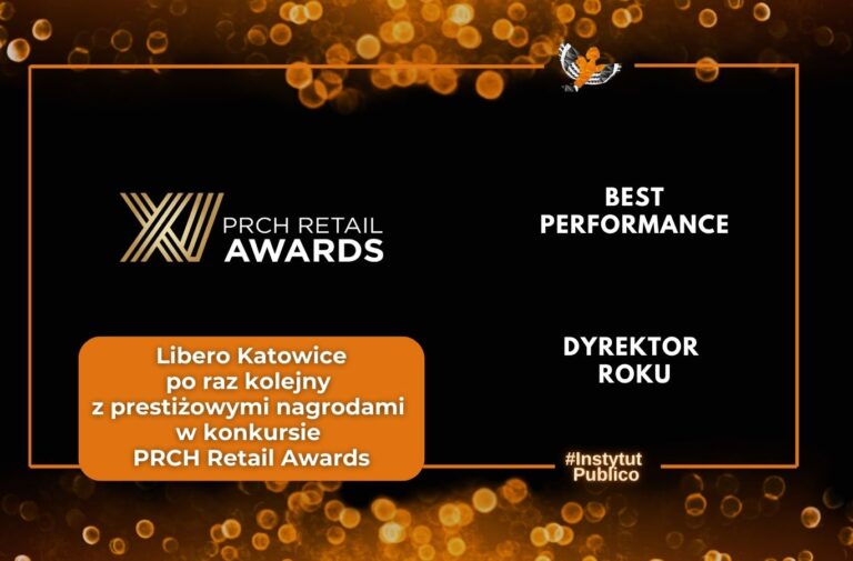 Libero Katowice po raz kolejny z prestiżowymi nagrodami w konkursie PRCH Retail Awards